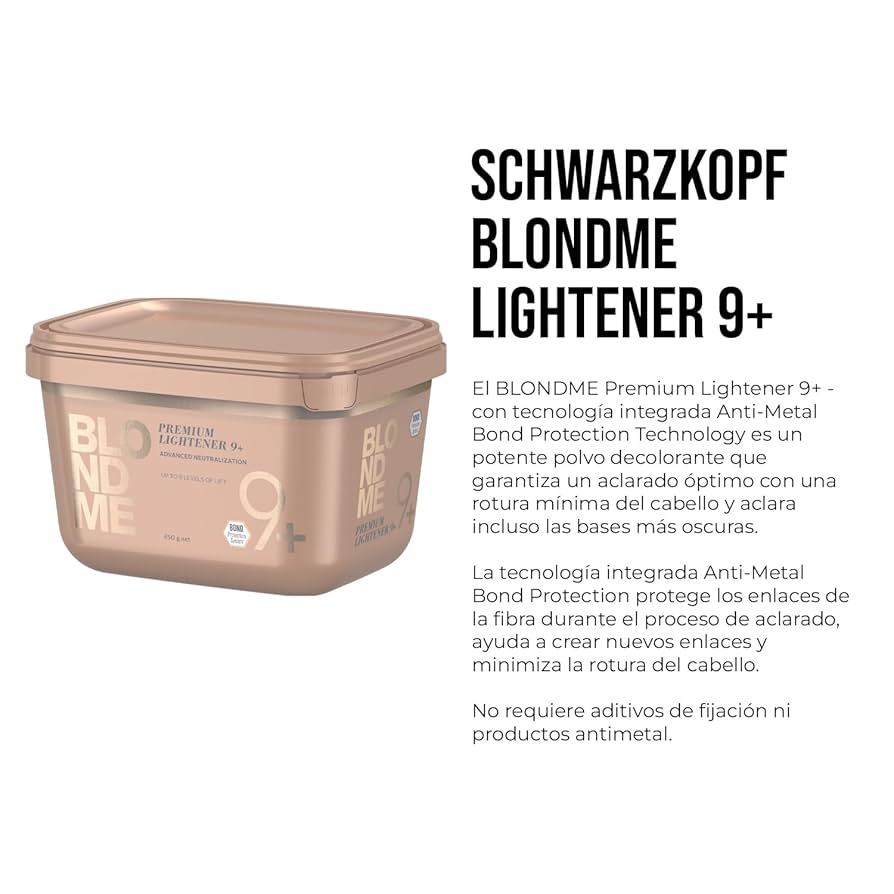 Schwarzkopf BLONDME Premium Lightener 9+ Bleach Powder 450 g